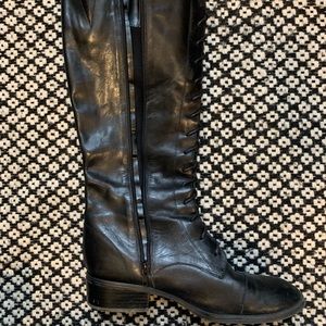 Laced knee high Ralph Lauren boots